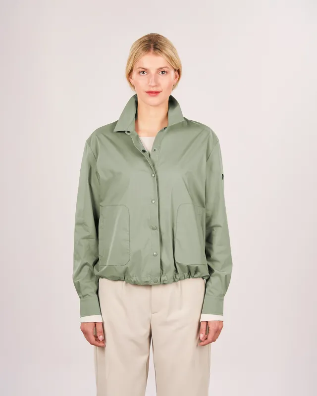 Blusenjacke Cotton light - Damenjacke in Schilf
